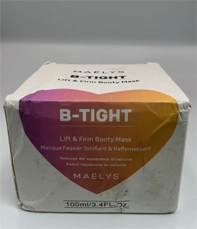 Maelys B-TIGHT Lift & Firm Booty Mask 3.4 oz / 100ml Reduce Cellulite NEW IN BOX