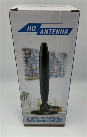 DIGITAL TV ANTENNA HIGH GAIN MAGNETIC BASE