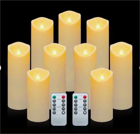 FLAMELESS LED CANDLE 8 Pc