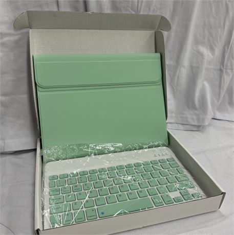 iPad Pro 11 Inch Wireless Keyboard Leather Case 1/2/3/4th Gens - Green