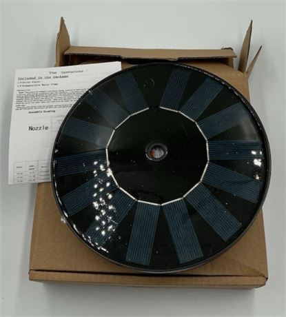 solar panel submersible water pump