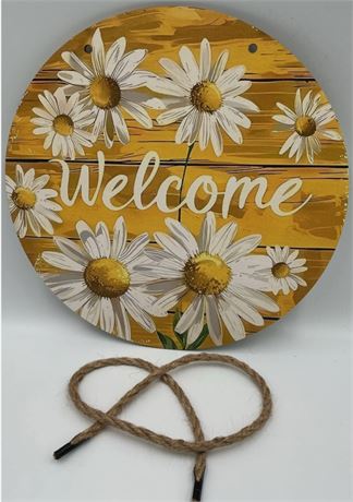 2 PCs Welcome Hanging Sign