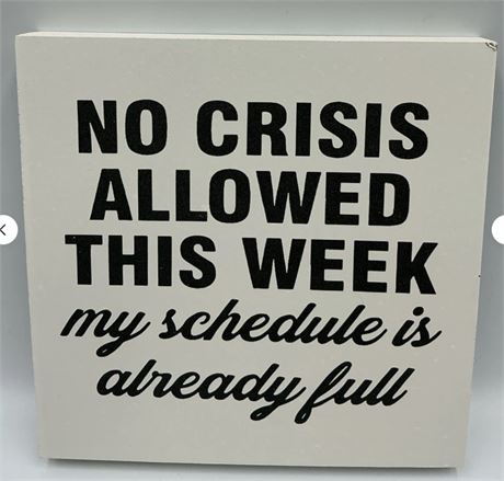 2 PCs Funny Quote Plaque MB02602