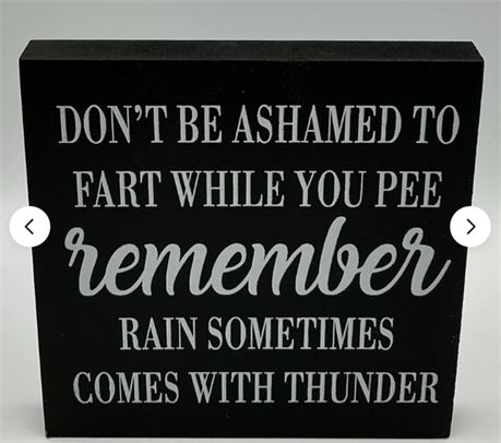2 pcs Funny Quote Plaque MB11931