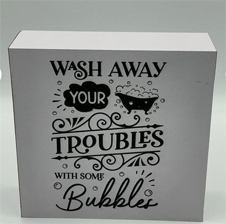 2 pcs Funny Quote Plaque D13263
