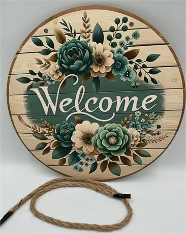 2 PCs Welcome Sign C97779