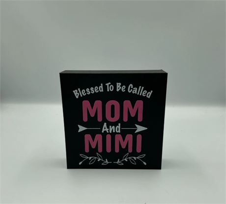2 Pc Mom Desk Sign D30245