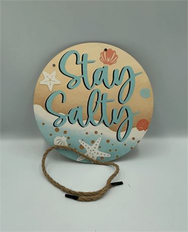2 Pc Stay Salty Sign C07369
