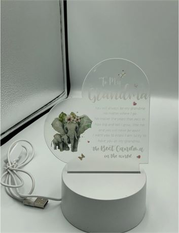 2 Pc Grandma appreciation Plug In Sign 8605500351