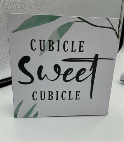 2 Pc Office Decor Sign D58781