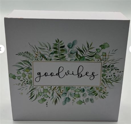 2 pcs Good Vibes Sign D15451