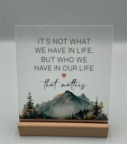 2 Pc Motivational Quote Plaque 7863349844