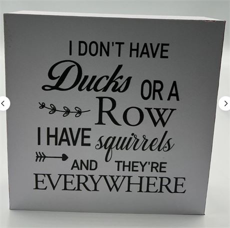 2 pcs Funny Quote Sign D73947
