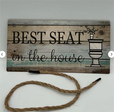 2 Best Seat Hanging Sign C60463