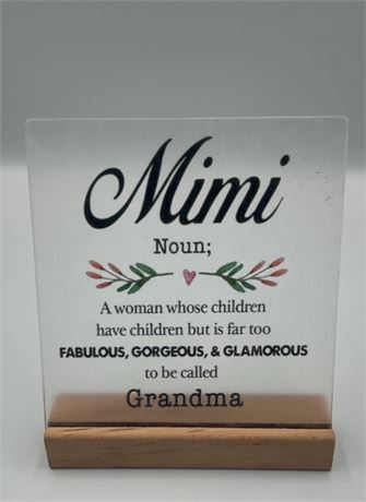2 Pc Grandma Quoted Acrylic Gift Plaque 9278881634