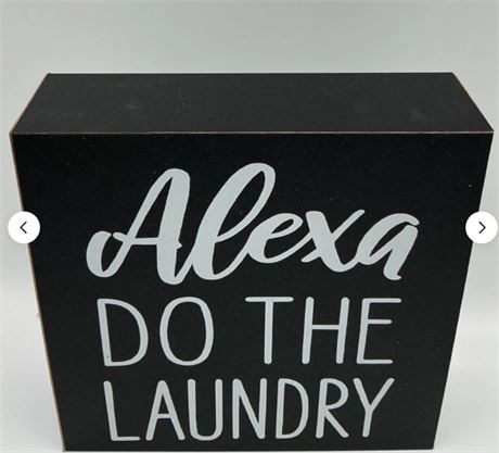 2 pcs Alexa Do The Laundry Funny Sign D53701