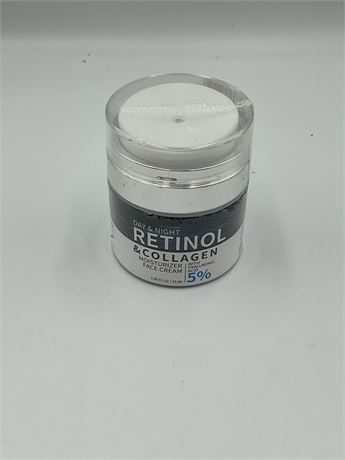 DAY & NIGHT RETINOL &COLLAGEN MOISTURIZER FACE CREAM 1.85 FLOZ