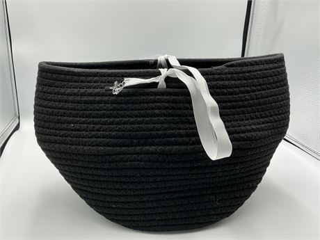 Black Woven Basket