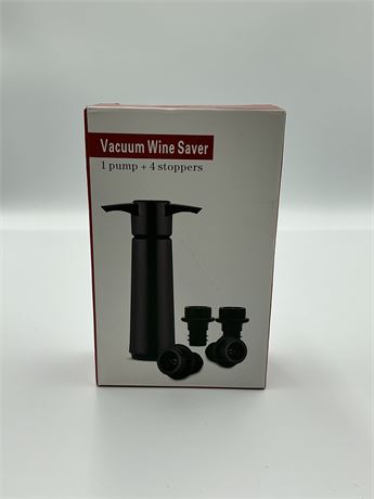 Vacuum wine saver