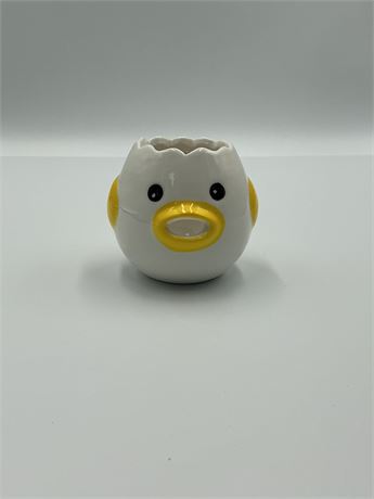 Ceramic bird yellow