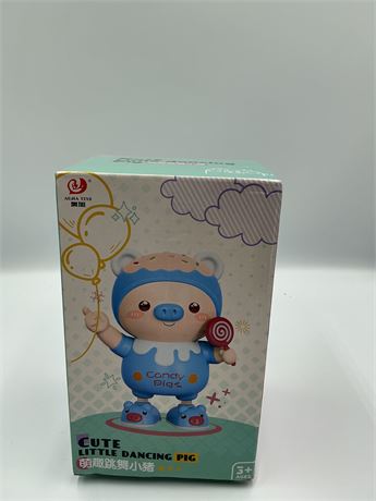 Cute little dancing pig toy