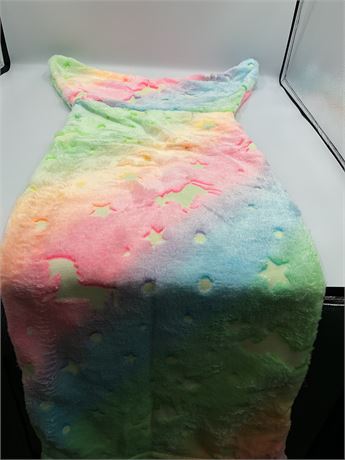 Soft fleece tail blanket/children sleeping bag