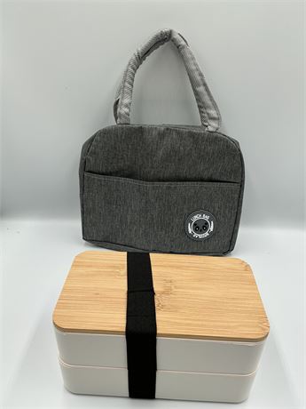 Brivilas Bamboo Lunch Bag/box
