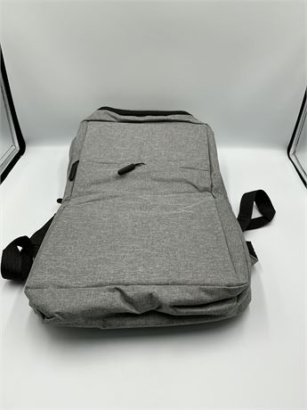Gray Backpack school laptop