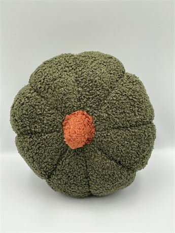 Green Pumpkin Pillow Mid
