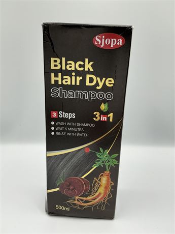 SJOPA Black Hair Dye Shampoo