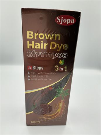SJOPA Brown Hair Dye SHampoo