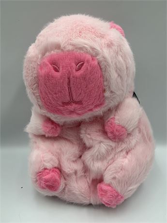 Capybara Plush Toy Soft Pink