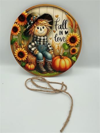 Fall in Love Wall Hanging Sign